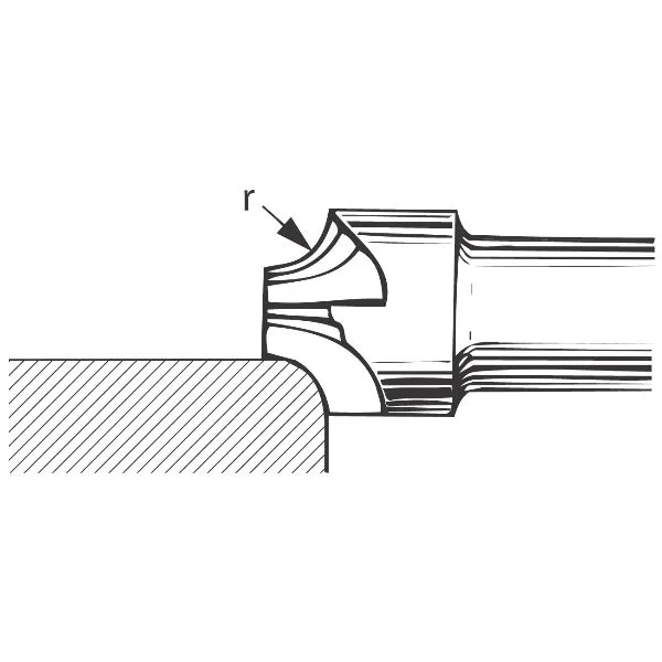 Solid carbide corner rounding cutter, TiAlN, Radius r_ 0,2mm.webp