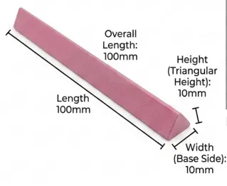 [GAI-HT-HONE-00001] Precision Ruby Honing Stone (Instrument Grade) Grit:Ultra-Fine JIS 2000-3000eq.